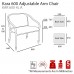 Kara 600 Arm Chair with Adjustable Legs